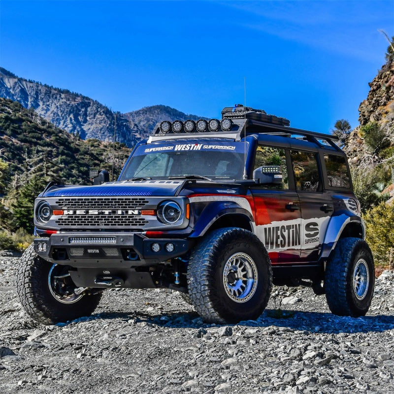 Superwinch 21-24 Ford Bronco Hidden Winch Mount - Black