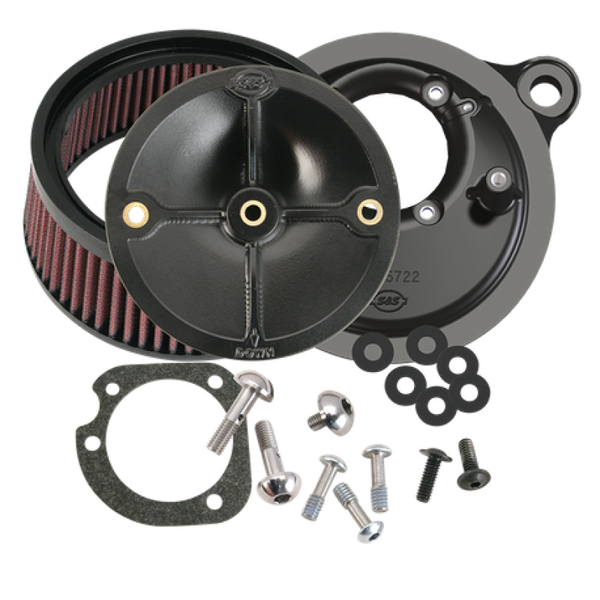 S&S Cycle 01-15 Fuel-Injector Softail Models Stealth Air Cleaner Kit w/o Cover