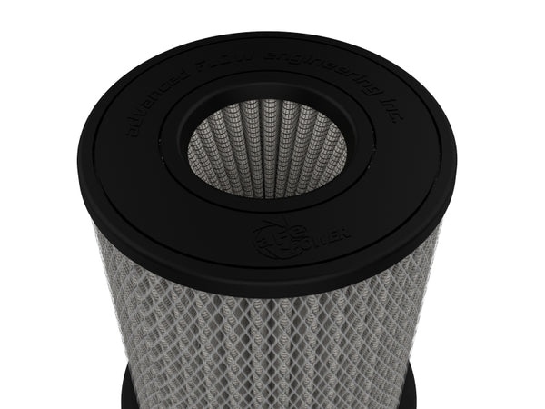 aFe MagnumFLOW Pro DRY S Universal Air Filter 4in F x 6.5n B x 6.5in T (Inv) x 8in H