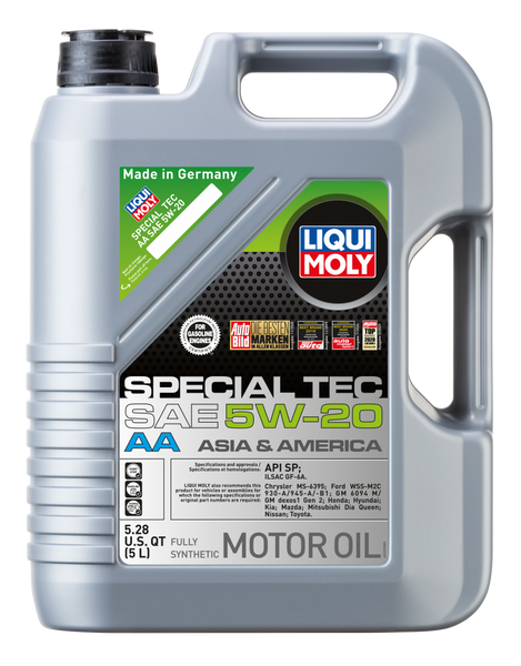 LIQUI MOLY 5L Special Tec AA Motor Oil SAE 5W20