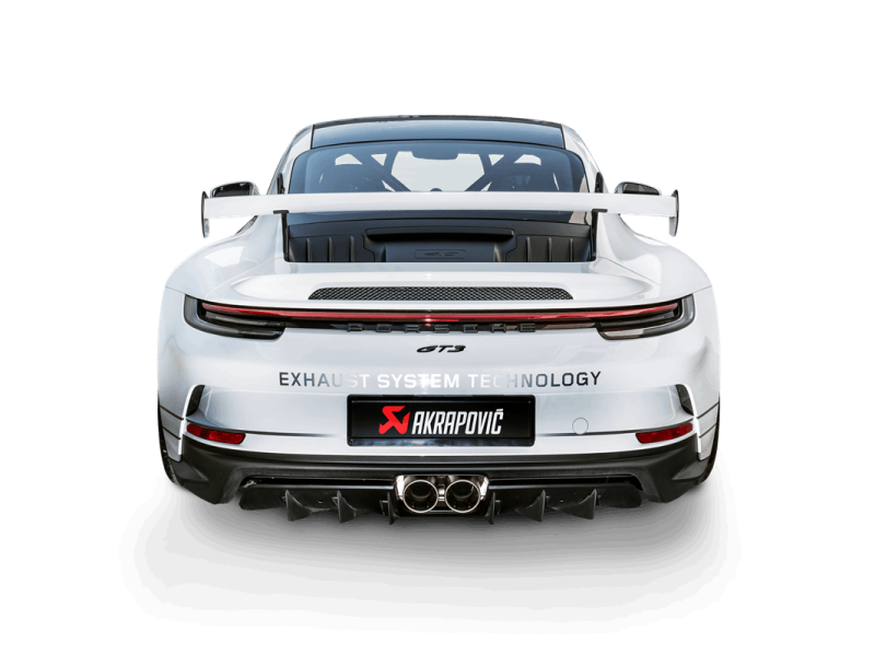 Akrapovic 21-22 Porsche 911 GT3/GT3 RS (992) Slip-On Race Line (Titanium) w/Titanium Tips