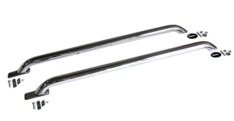 Go Rhino Stake Pocket Bed Rails - Chrome - 4ft