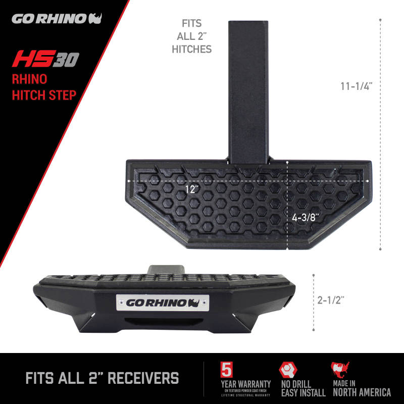 Go Rhino HS-30 Rhino Hitch Step